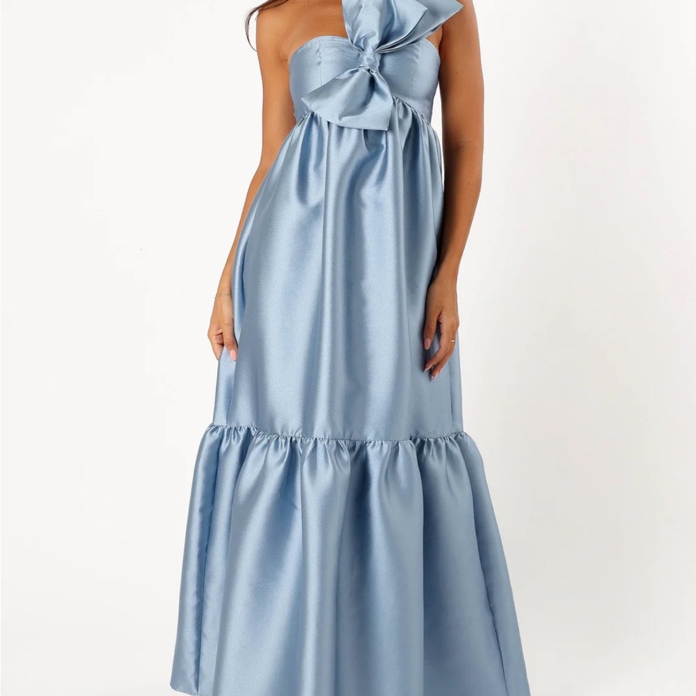 Petal & Pup Satin Blue Wedding Dress